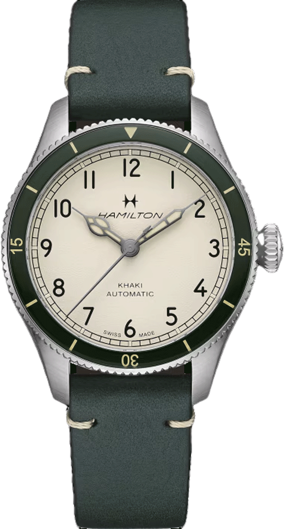 Orologio in acciaio Khaki Aviation Pilot Pioneer Hamilton