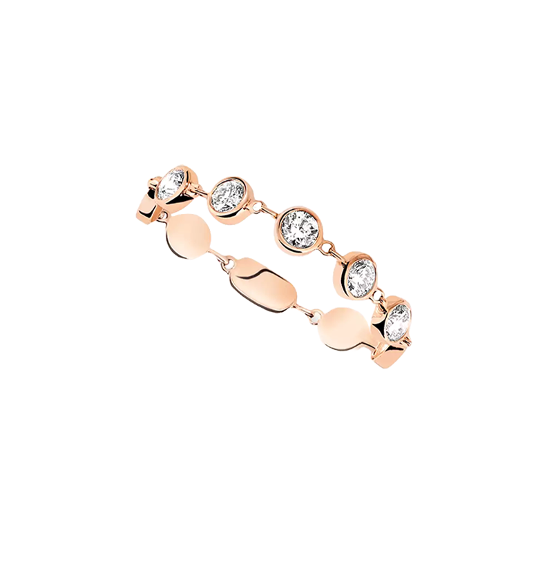 Ring in rose gold D-Vibes SM Ring Messika