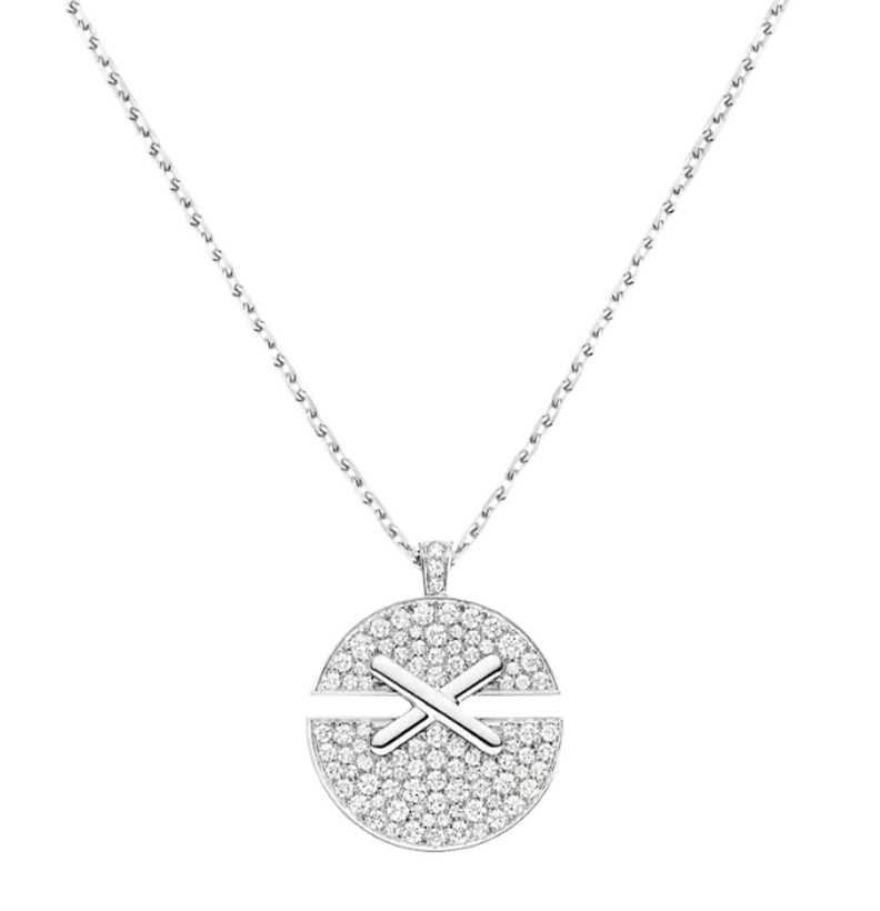Gioiello in oro bianco Collana Jeux de Liens - Modello medio Chaumet