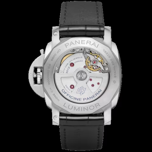Watch in steel Luminor BiTempo Panerai