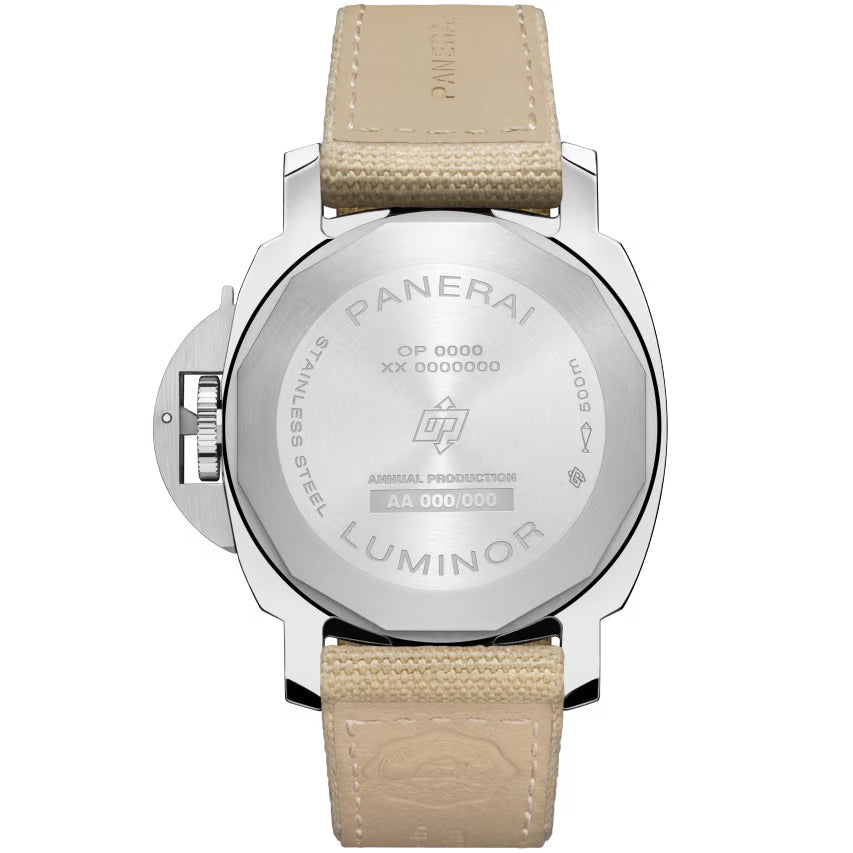 Watch in steel Luminor Panerai