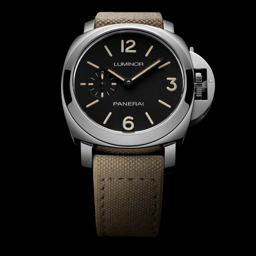 Watch in steel Luminor Panerai