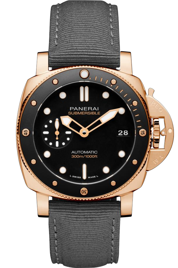 Watch in ceramic and rose gold Submersible Goldtech™ Panerai