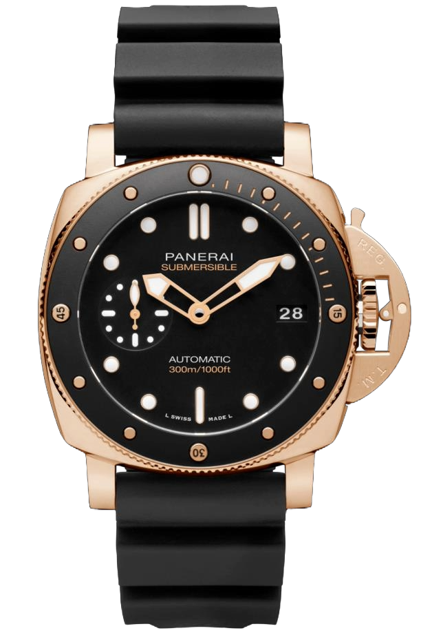 Watch in ceramic and rose gold Submersible Goldtech™ Panerai