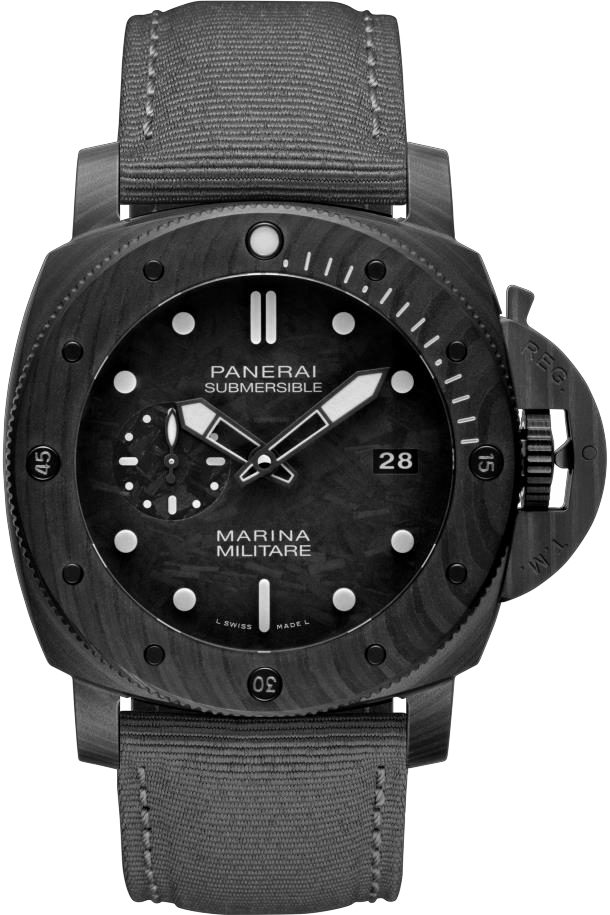 Watch in carbon Submersible Marina Militare Carbotech™ Panerai