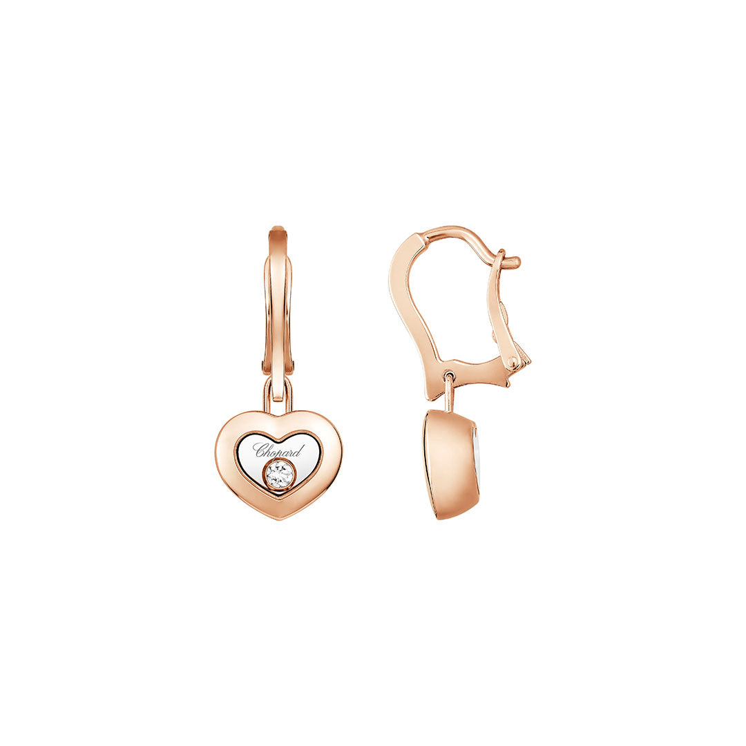 Gioiello in oro rosa Orecchini Happy Diamonds Chopard