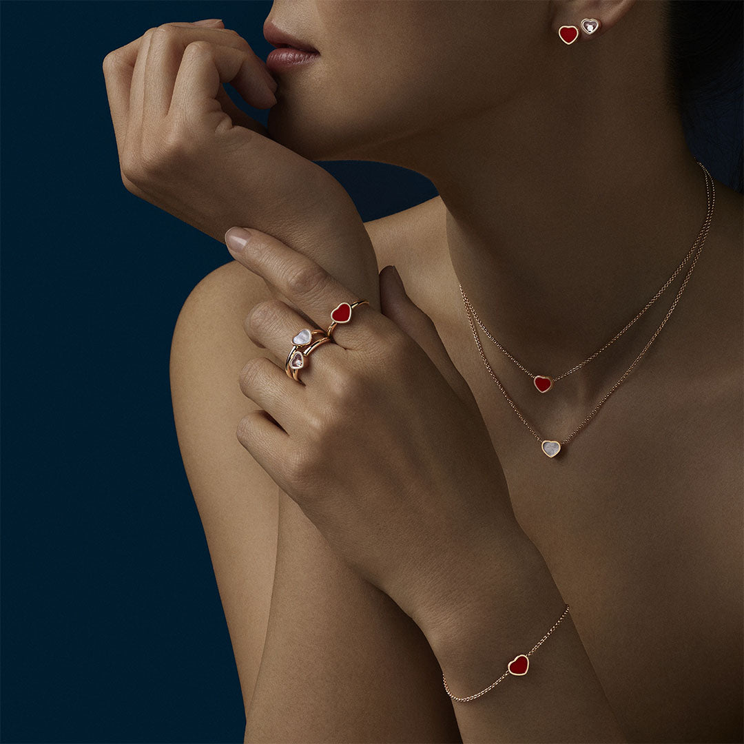 Gioiello in oro rosa Collana My Happy Hearts Chopard