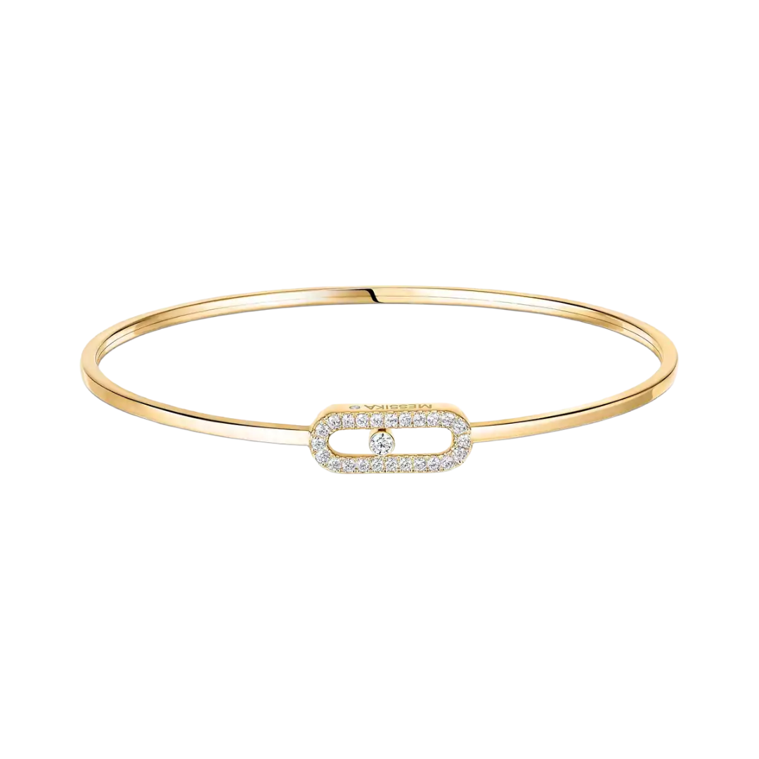 Gioiello in oro giallo Bracciale rigido flex Move Uno Messika