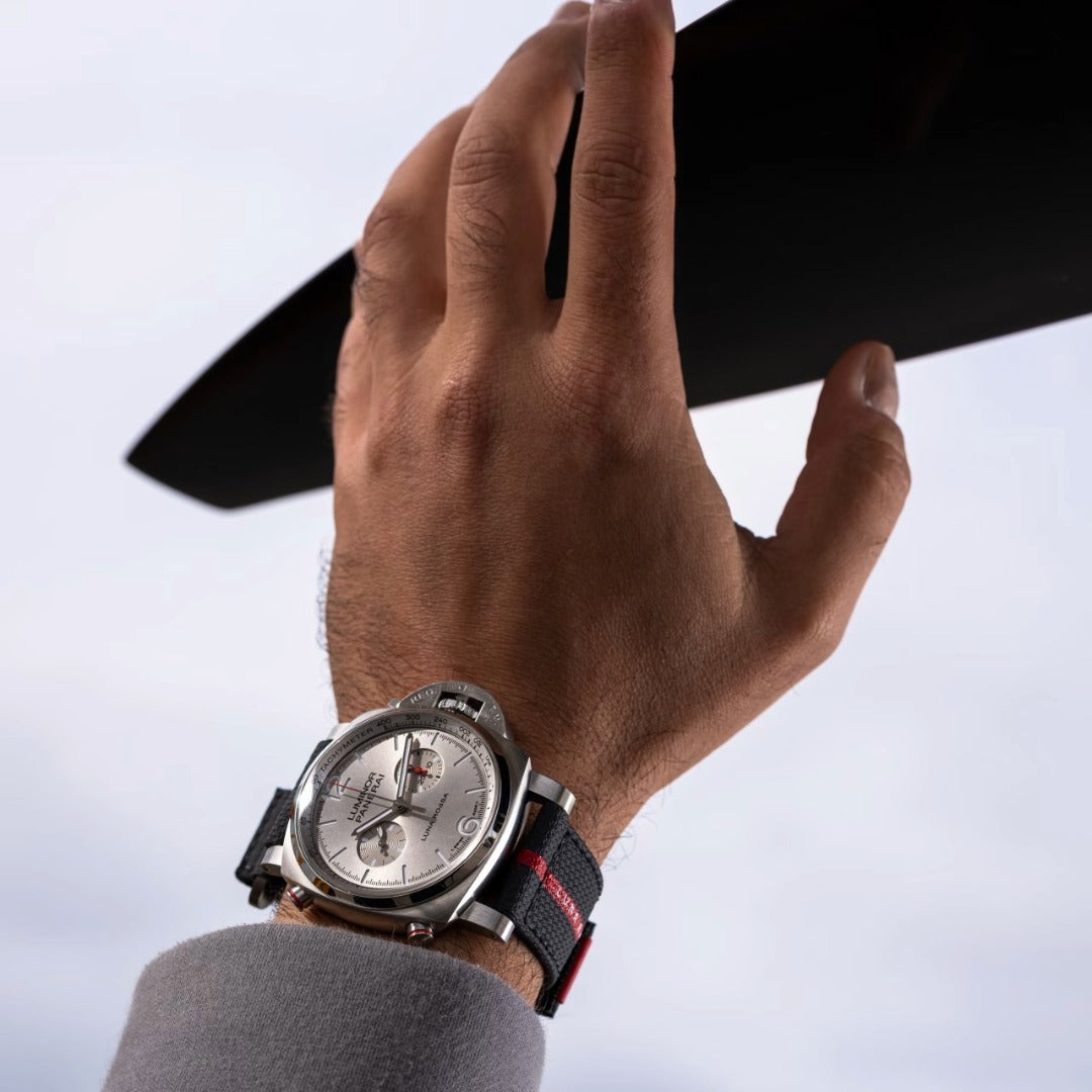Watch in steel Luminor Luna Rossa Chrono Panerai