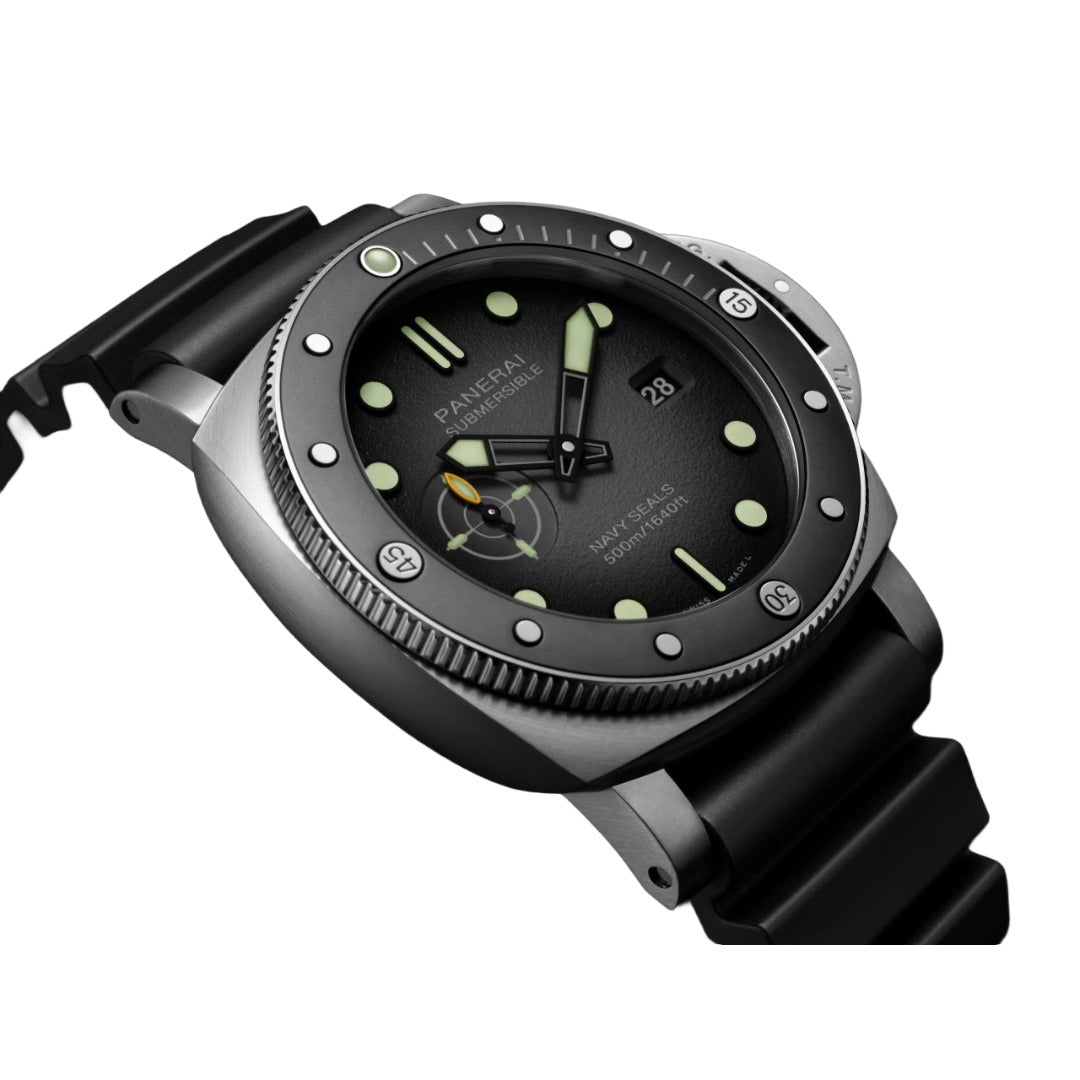 Watch in steel Submersible Navy SEALs Panerai