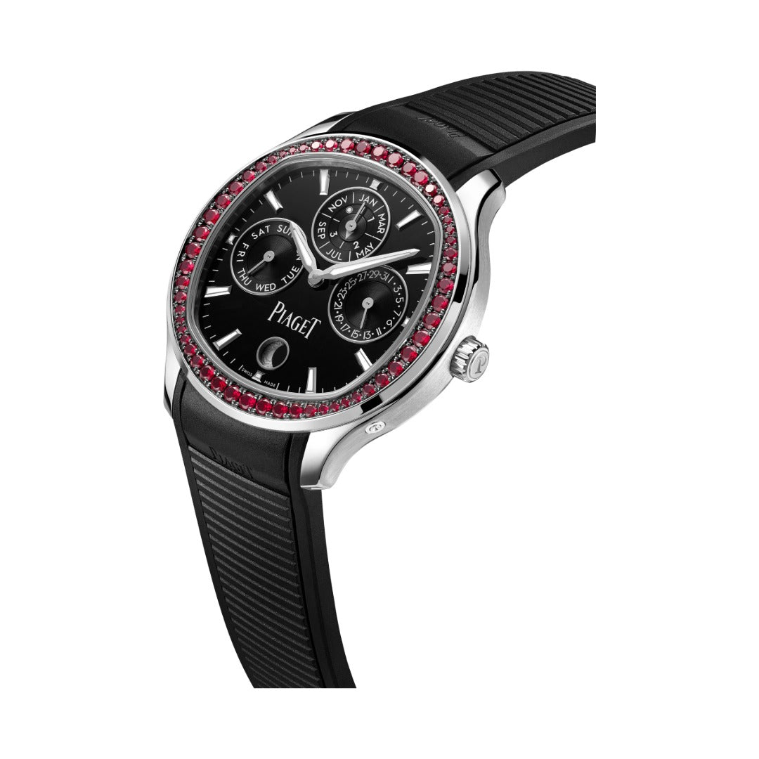 Watch in white gold Piaget Polo Perpetual Calendar Ultra-Thin Piaget