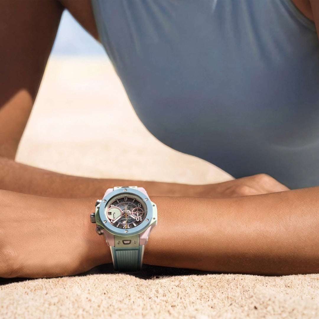 Orologio in  Big Bang Summer Multi-Colored Ceramic Hublot