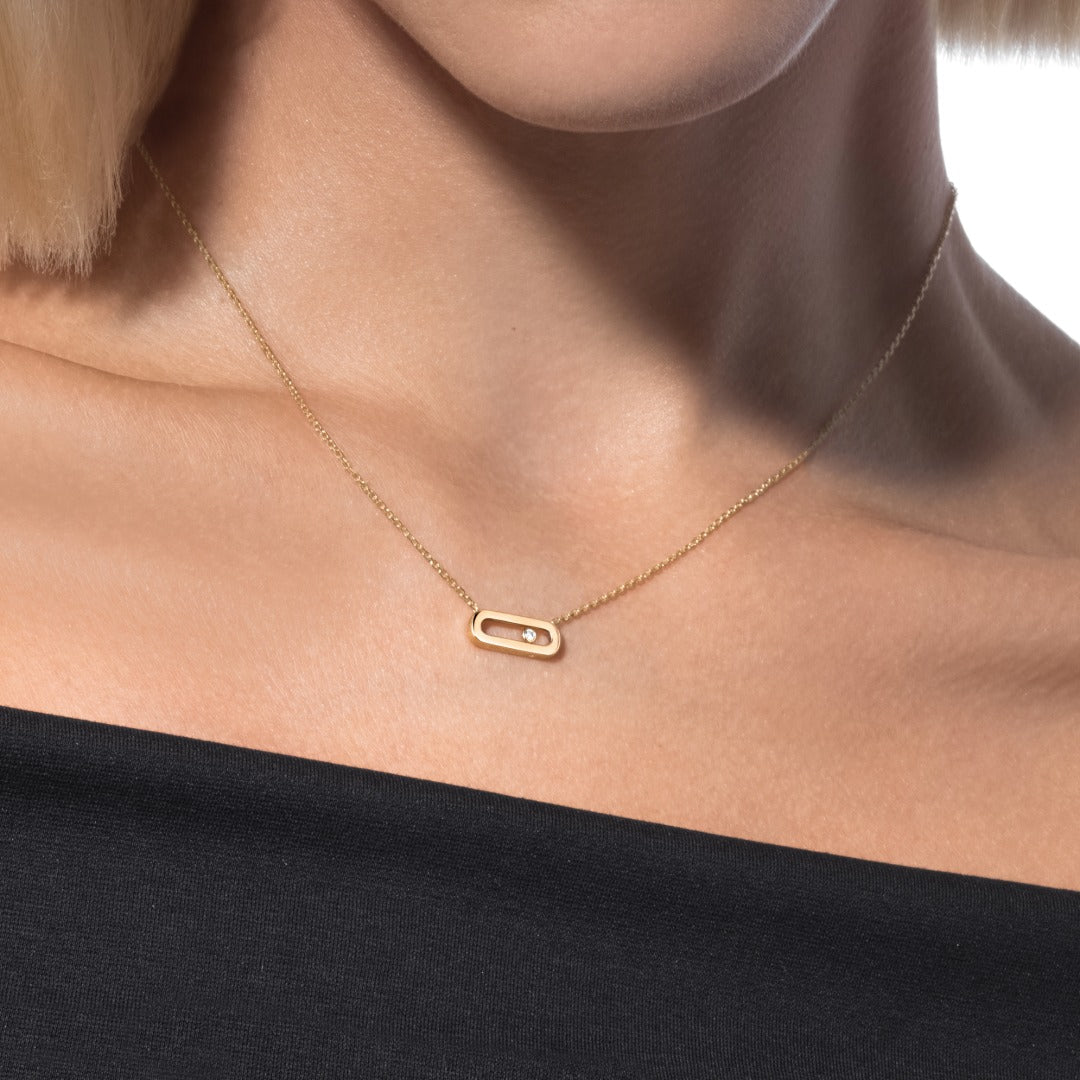 Gioiello in yellow gold Move Uno Necklace Messika