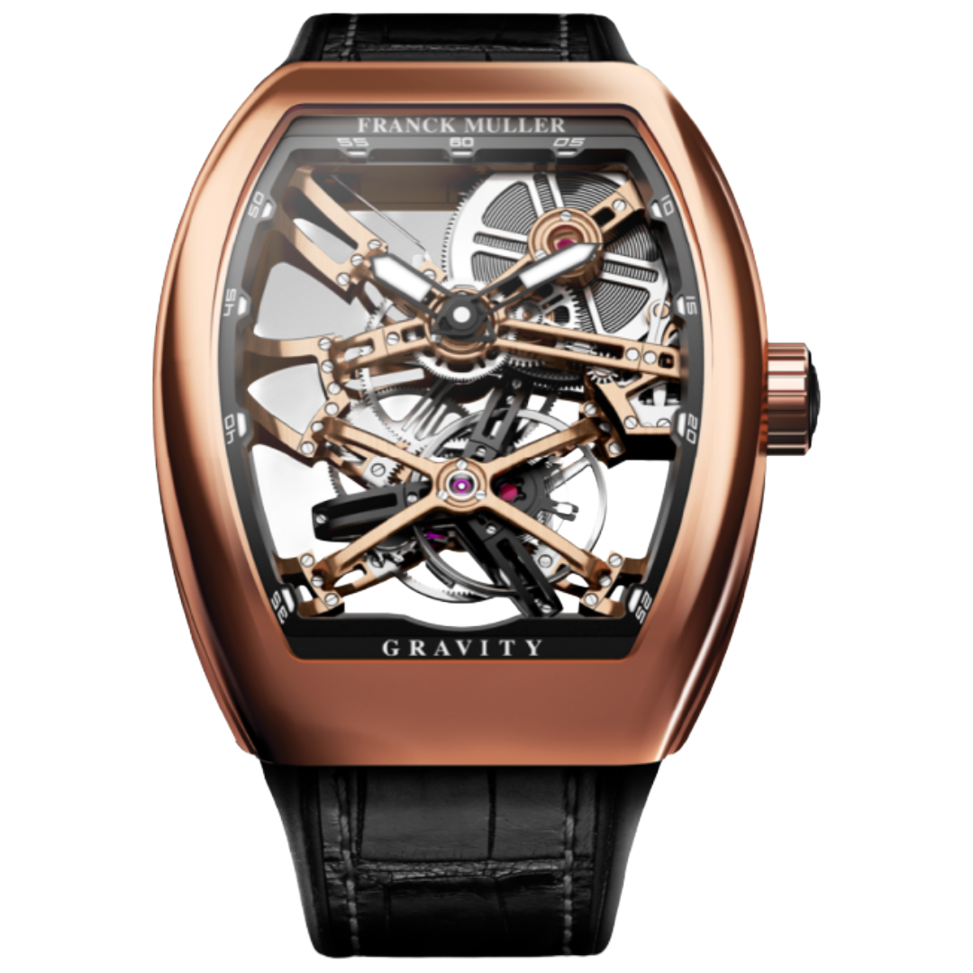 Watch in rose gold Vanguard Gravity Franck muller