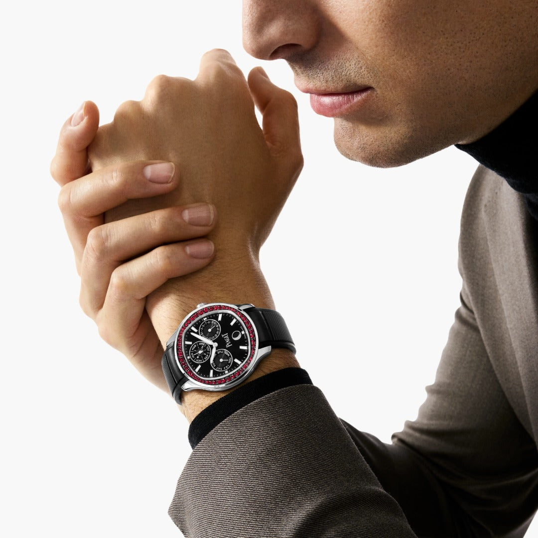 Orologio in oro bianco Piaget Polo Perpetual Calendar Ultra-Thin Piaget