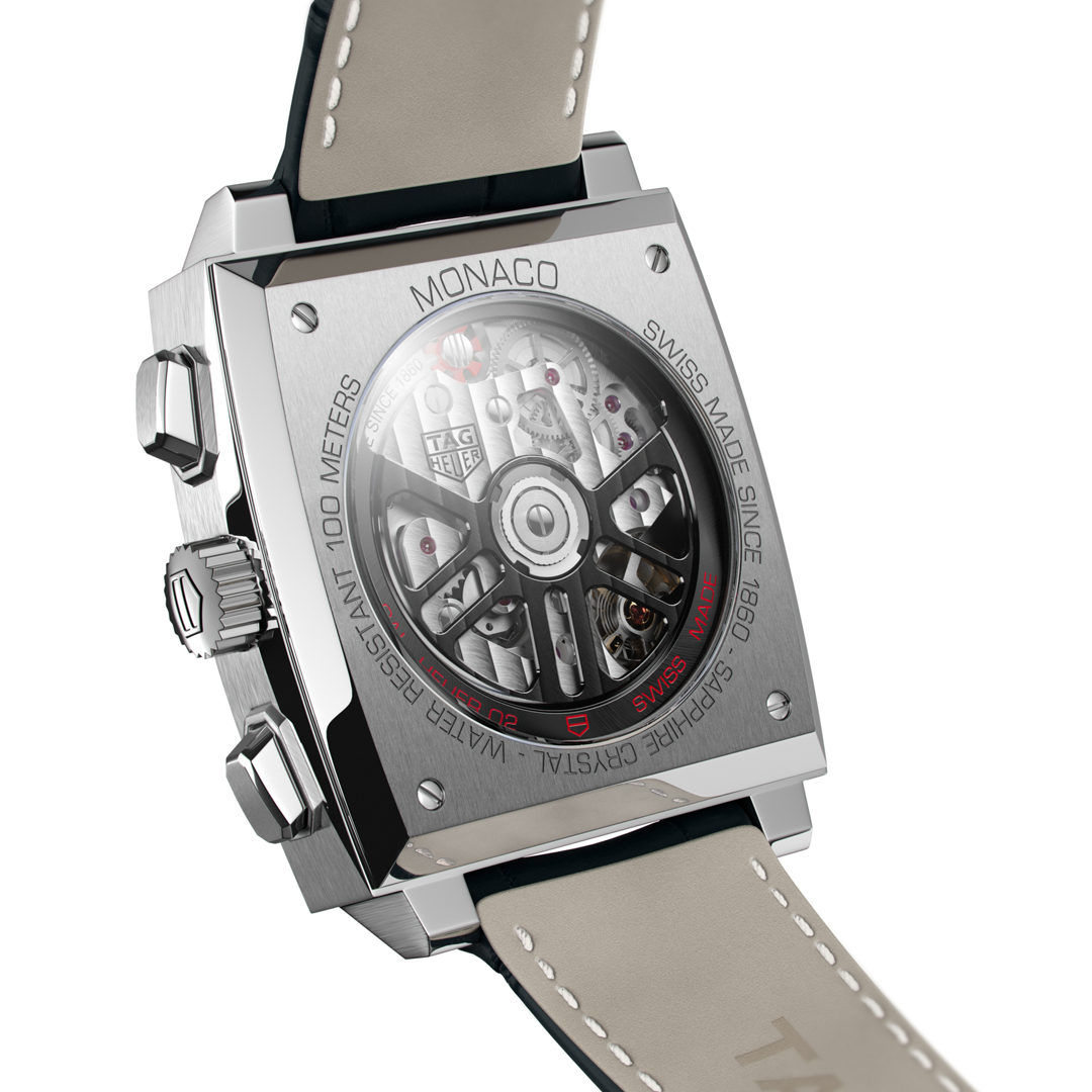Orologio in acciaio Monaco Chronograph Tag heuer