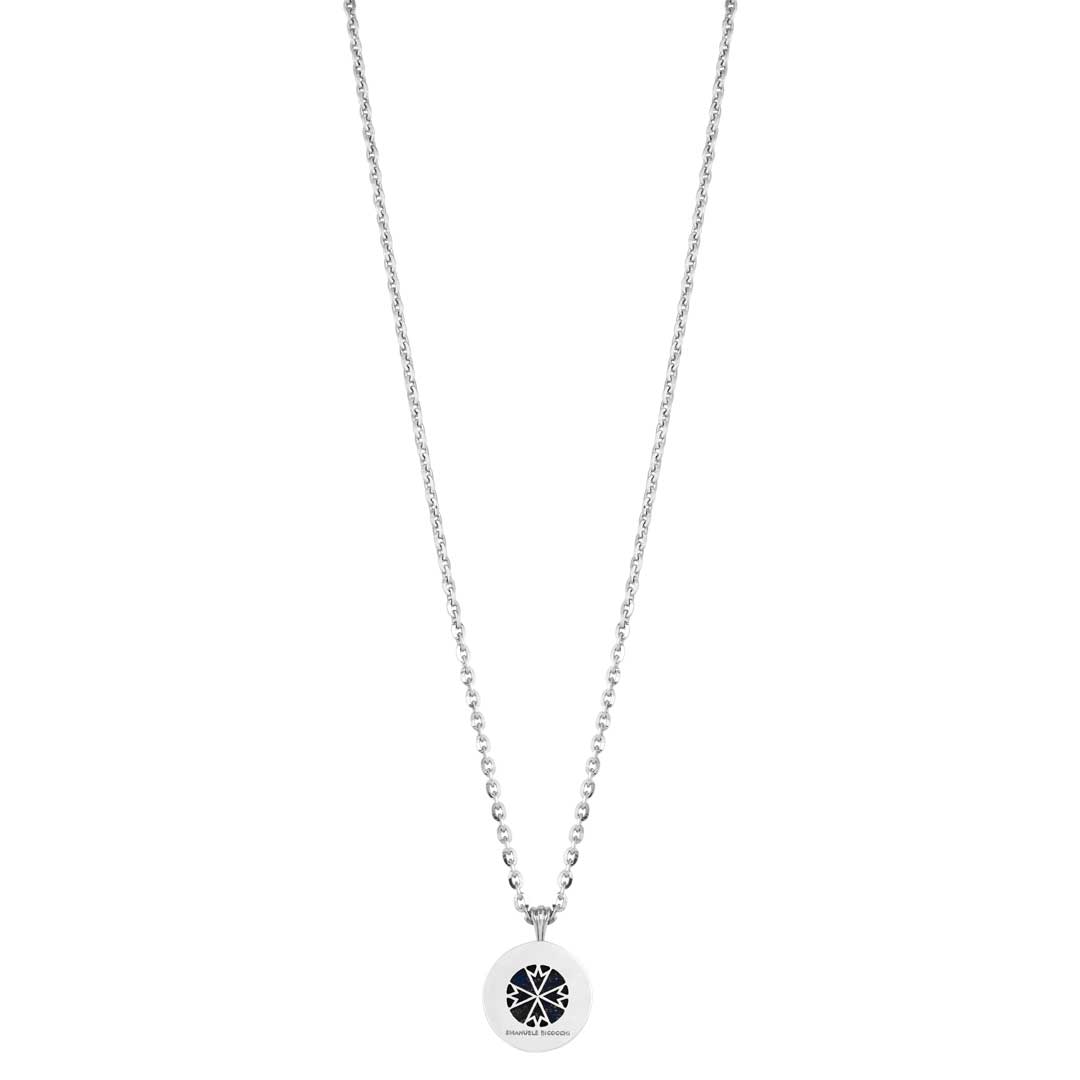 Gioiello in argento Collana in argento 925 lapis e diamante Emanuele bicocchi