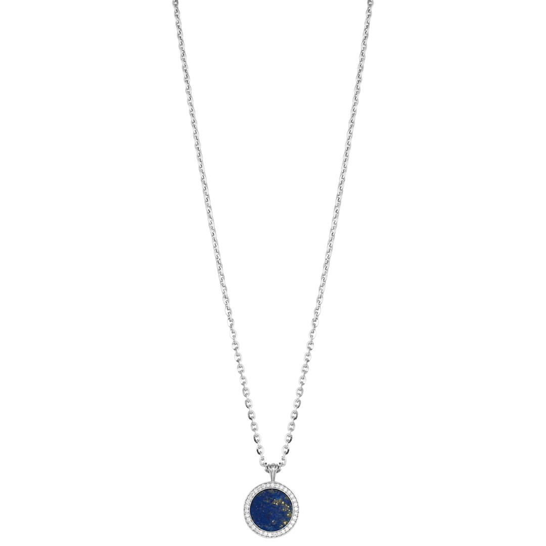 Gioiello in argento Collana in argento 925 lapis e diamante Emanuele bicocchi