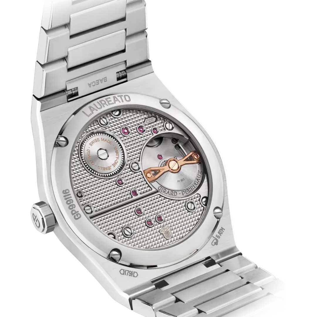 Watch in steel Laureato Fifty Tourbillon Girard perregaux