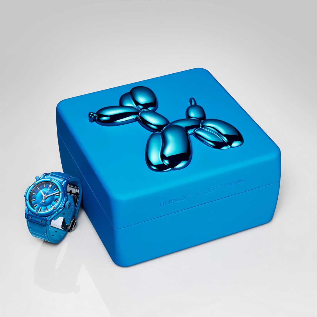 Watch in alluminio anodizzato CLASSIC FUSION BALLOON DOG BY JEFF KOONS Hublot