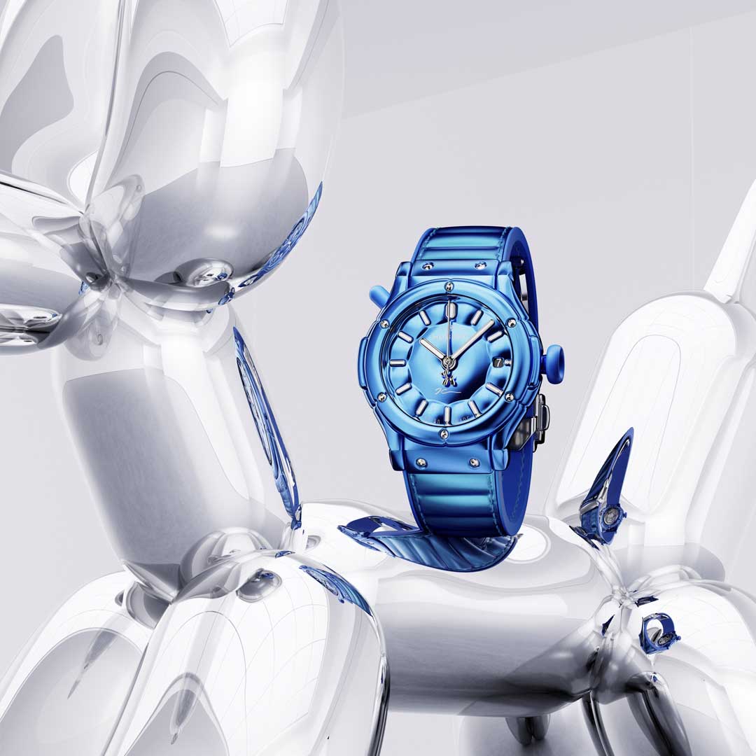 Orologio in alluminio anodizzato CLASSIC FUSION BALLOON DOG BY JEFF KOONS Hublot