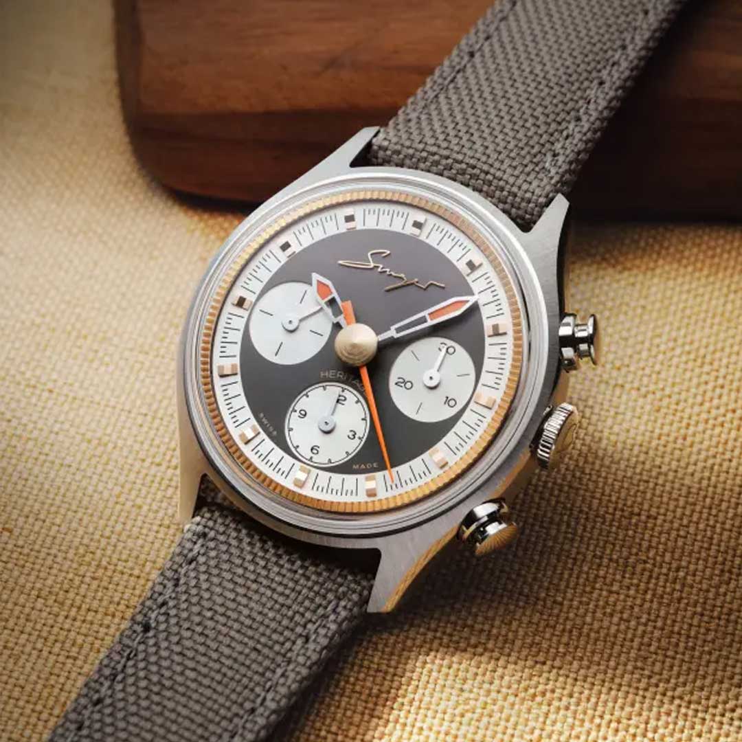 Watch in steel Heritage Singer
