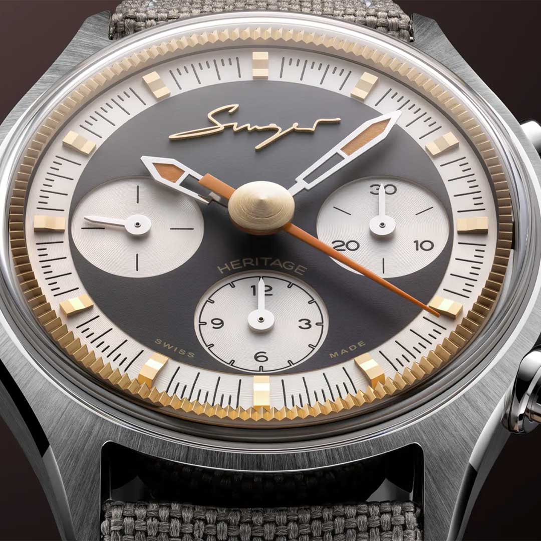 Watch in steel Heritage Singer