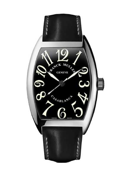 Watch in steel Cintree Curvex Casablanca Franck muller