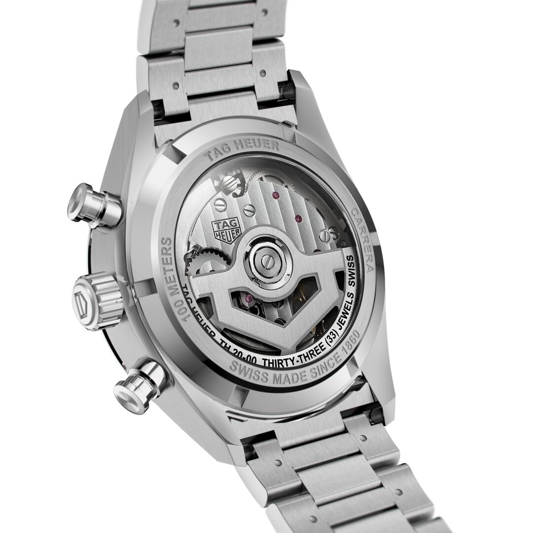 Orologio in acciaio Carrera Chronograph Tag heuer