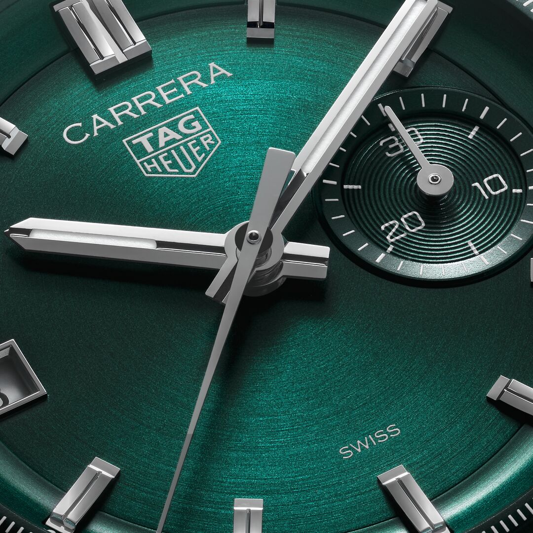 Orologio in acciaio Carrera Chronograph Tag heuer