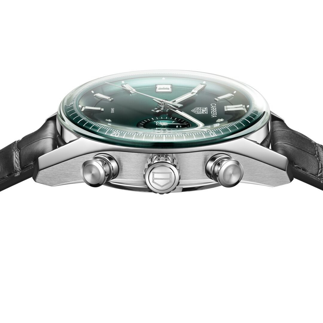 Orologio in acciaio Carrera Chronograph Tag heuer