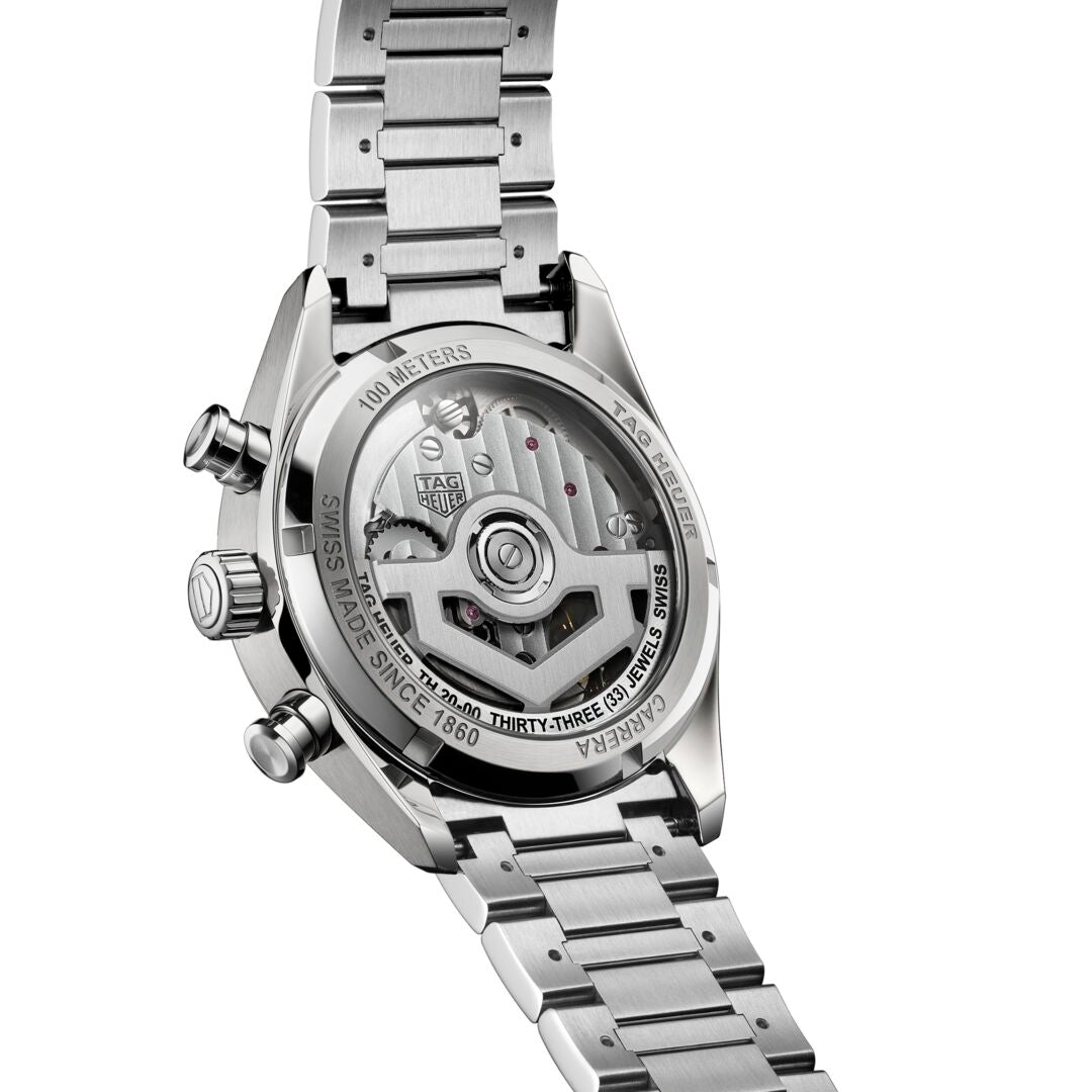 Watch in steel Carrera Day Date Tag heuer