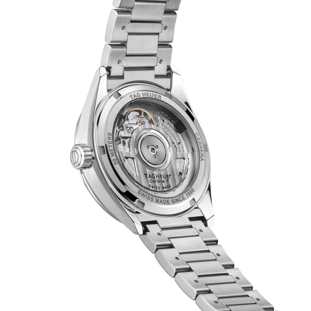 Orologio in acciaio Carrera Date Tag heuer
