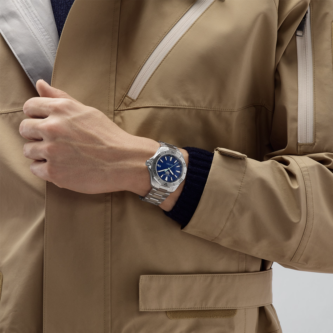 Orologio in acciaio Aquaracer Professional 200 Solargraph Tag heuer