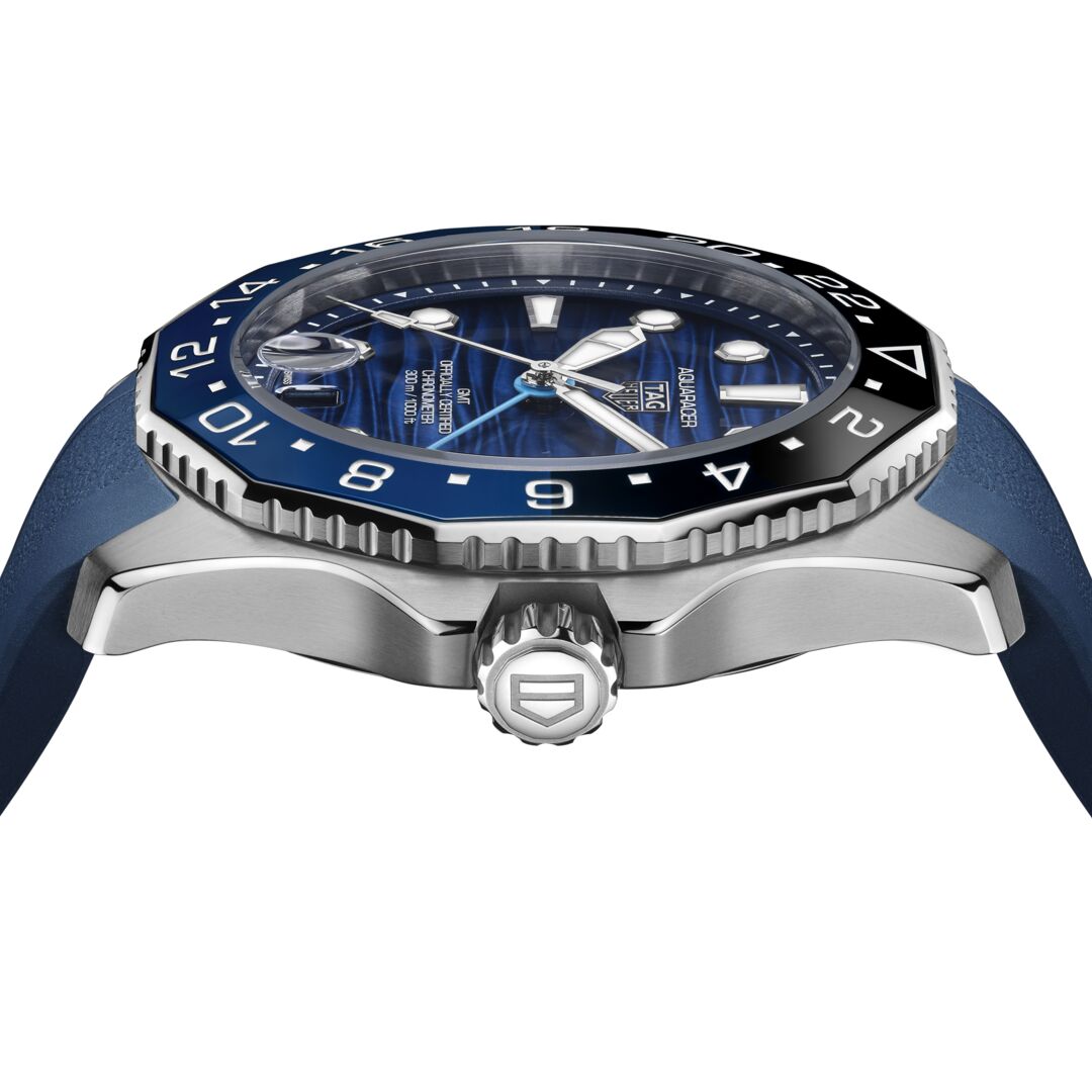 Orologio in acciaio Aquaracer Professional 300 GMT Tag heuer