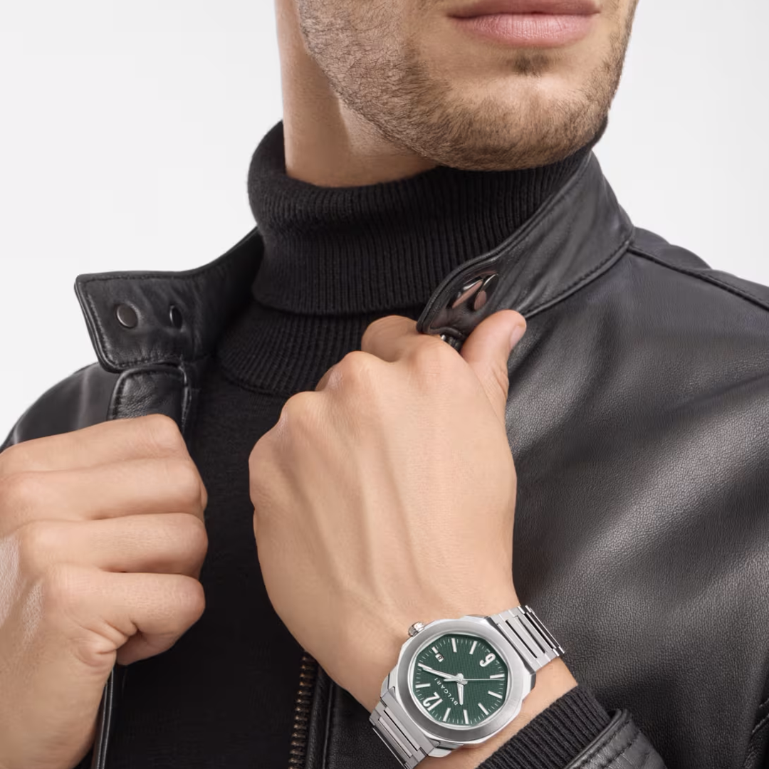 Watch in steel Octo Roma Bulgari