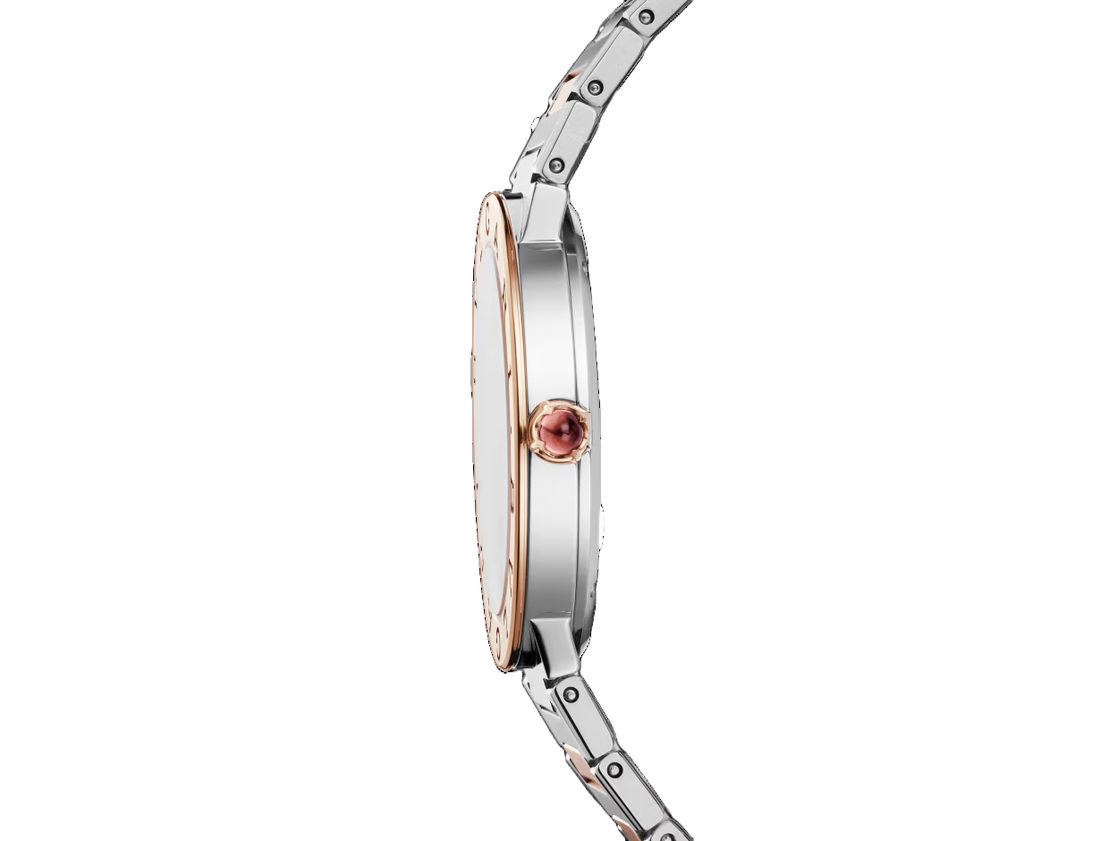 Watch in steel and rose gold Bvlgari X Lisa Bulgari
