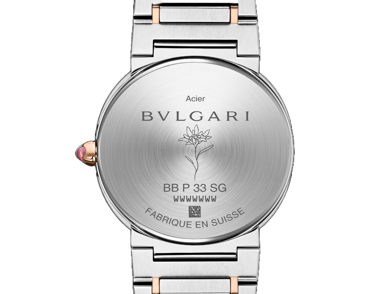 Watch in steel and rose gold Bvlgari X Lisa Bulgari