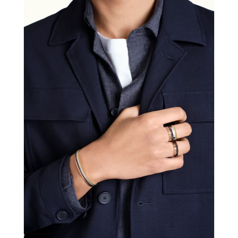 Gioiello in oro bianco giallo rosa Bracciale Quatre Classique Boucheron