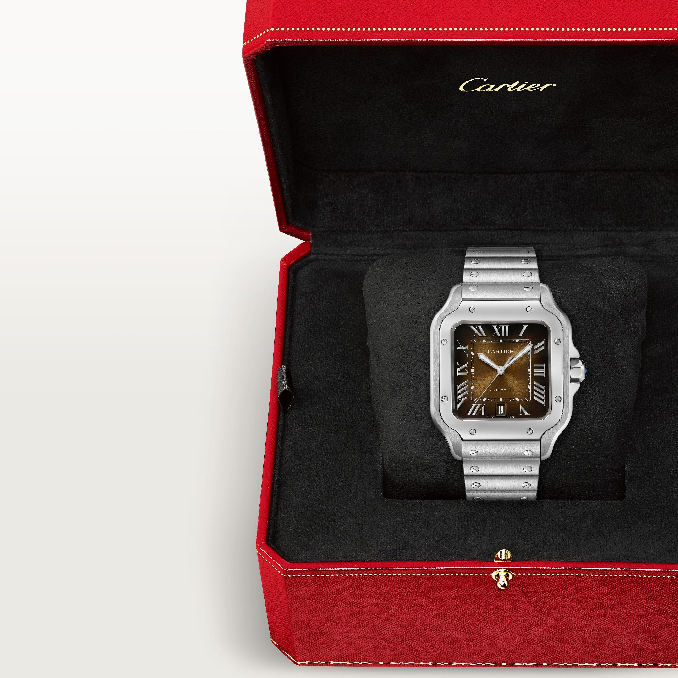 Orologio in acciaio Santos de Cartier Cartier