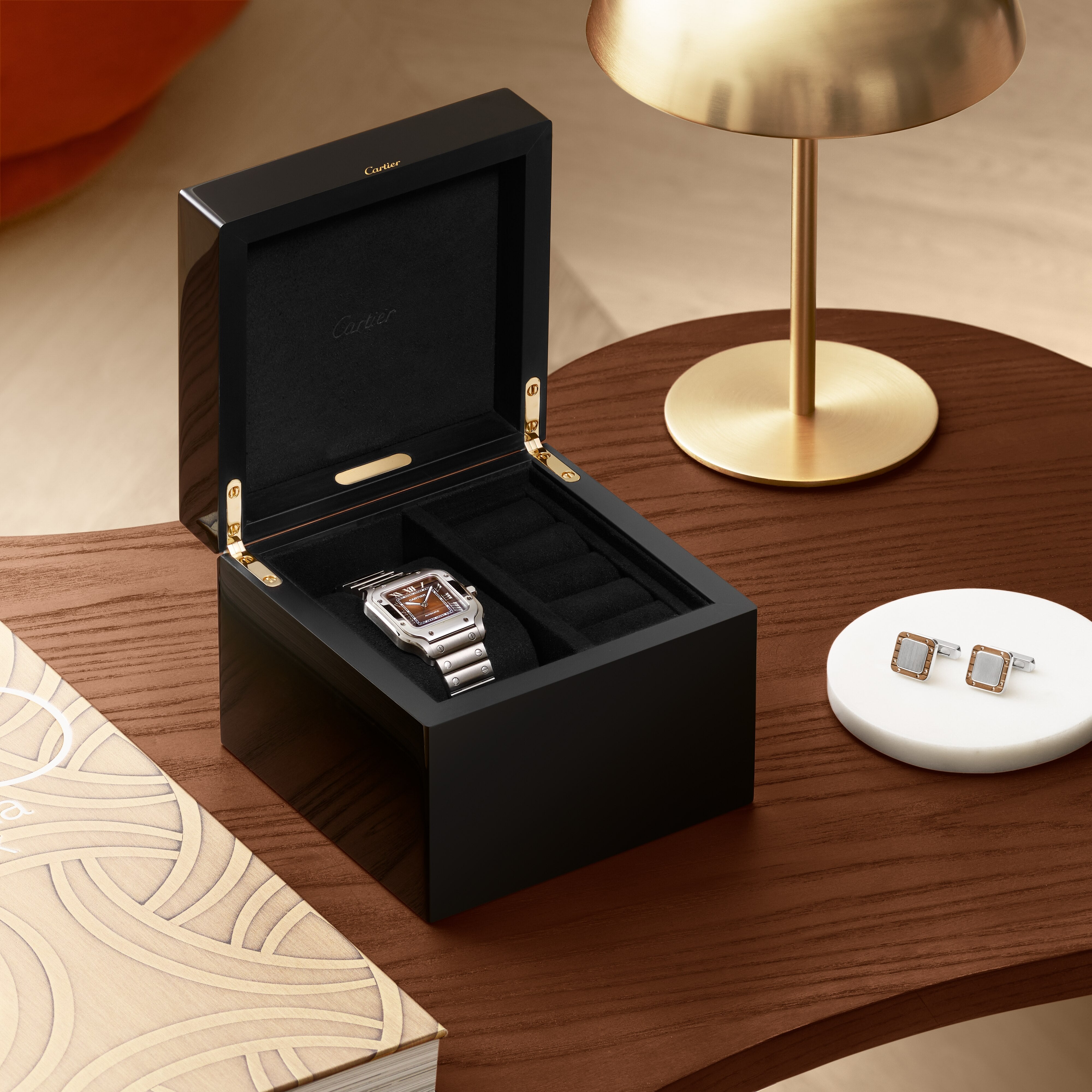 Orologio in acciaio Santos de Cartier Cartier