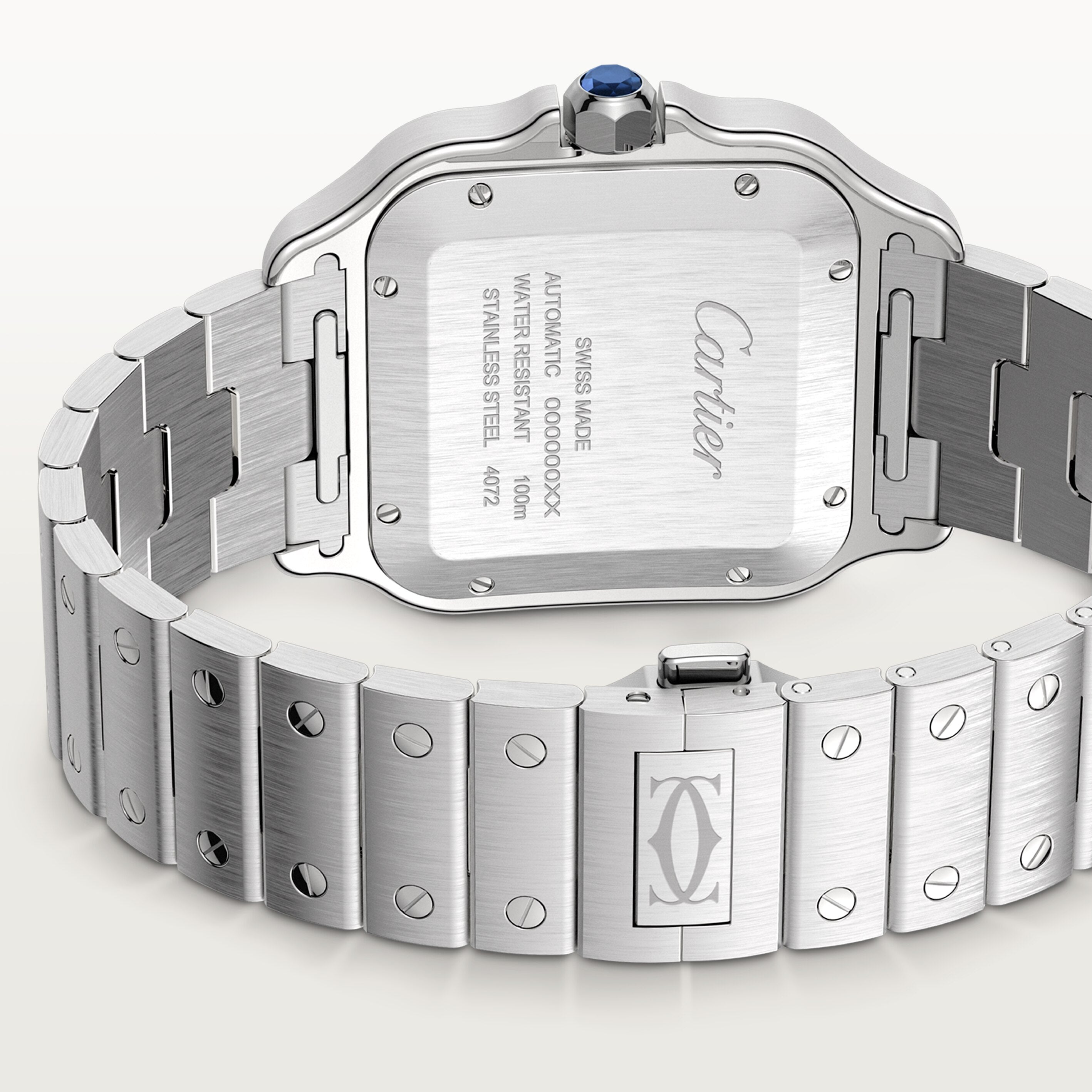 Orologio in acciaio Santos de Cartier Cartier