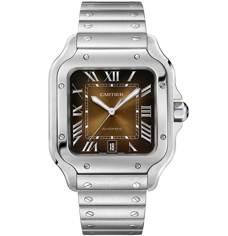 Watch in steel Santos de Cartier Cartier