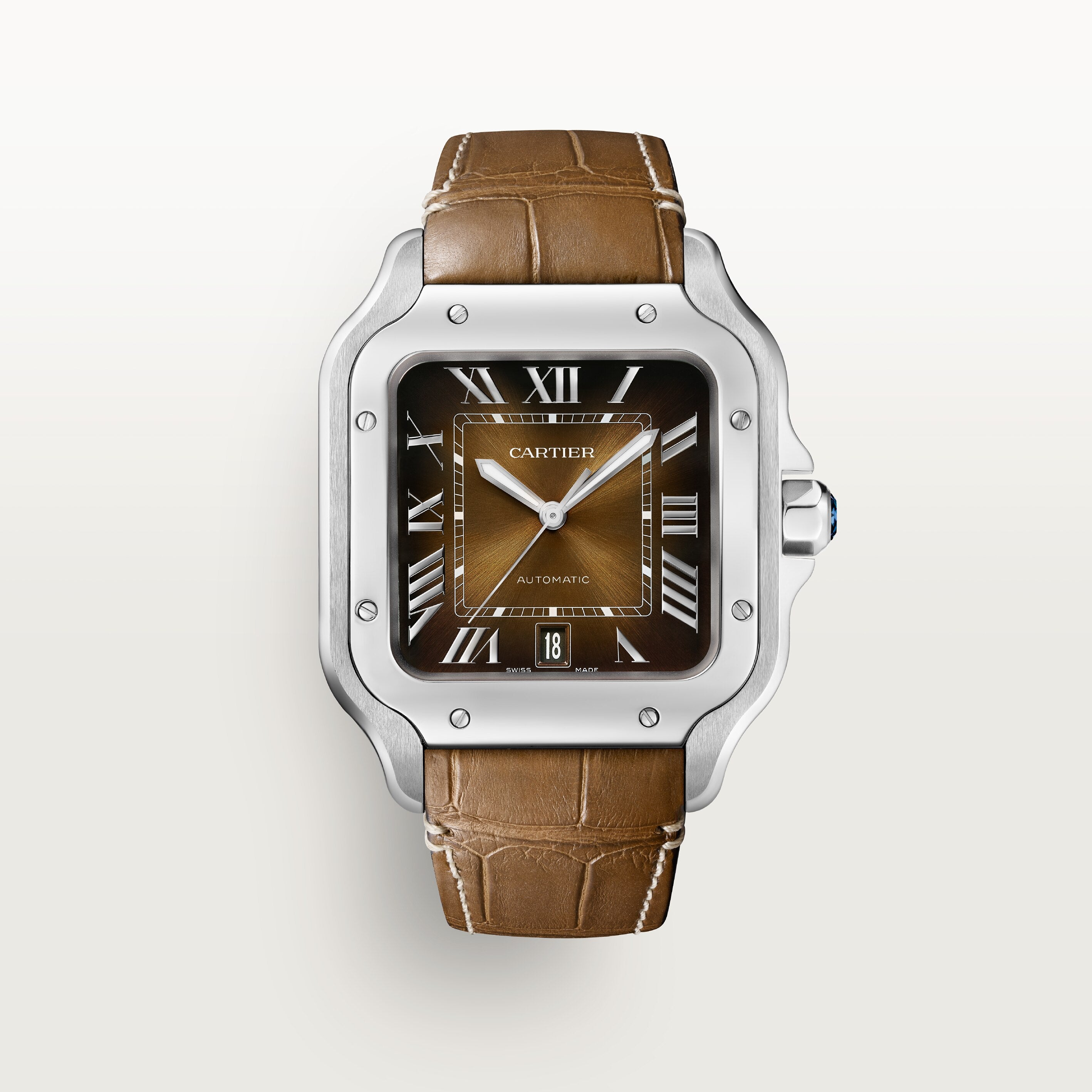 Orologio in acciaio Santos de Cartier Cartier