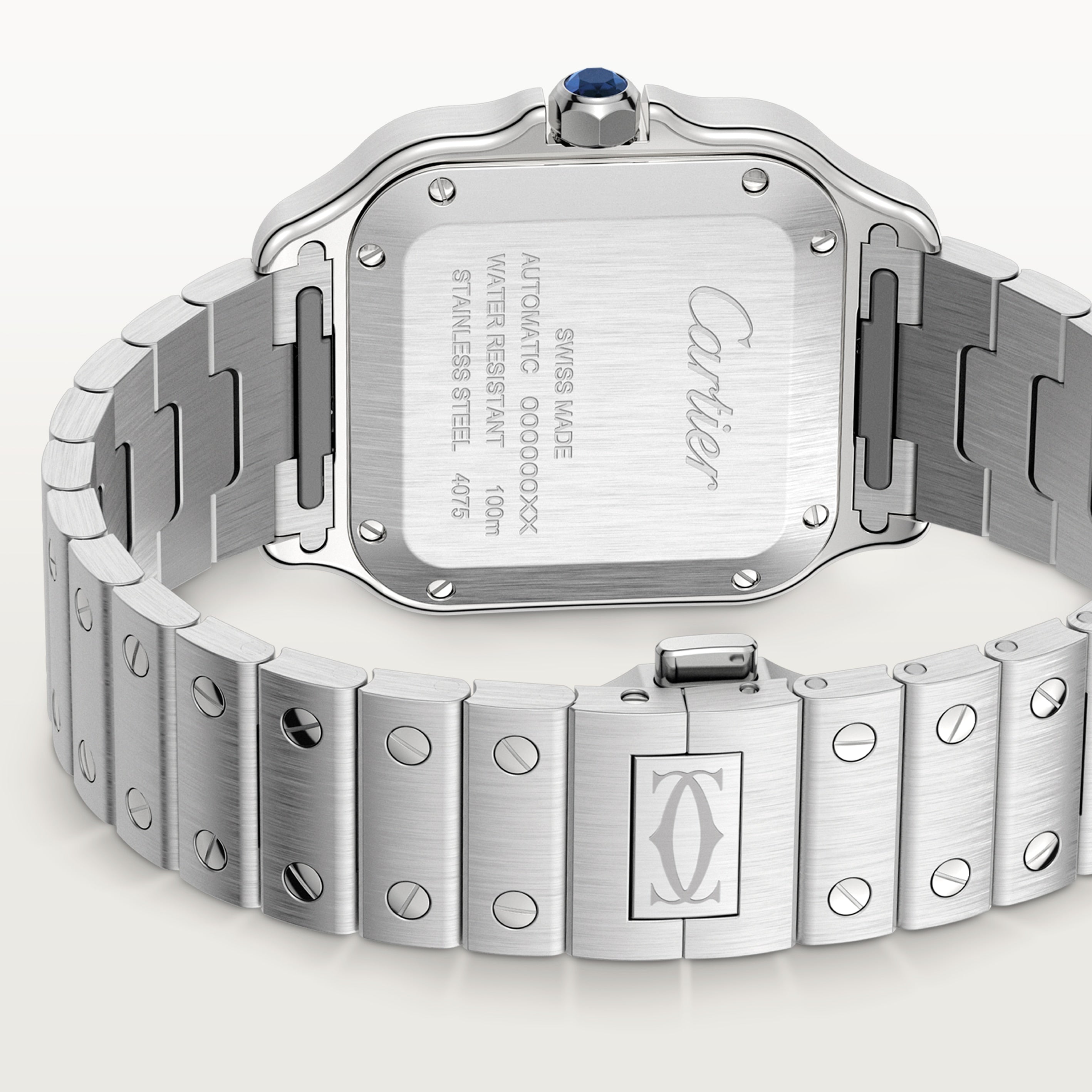 Orologio in acciaio Santos de Cartier Cartier
