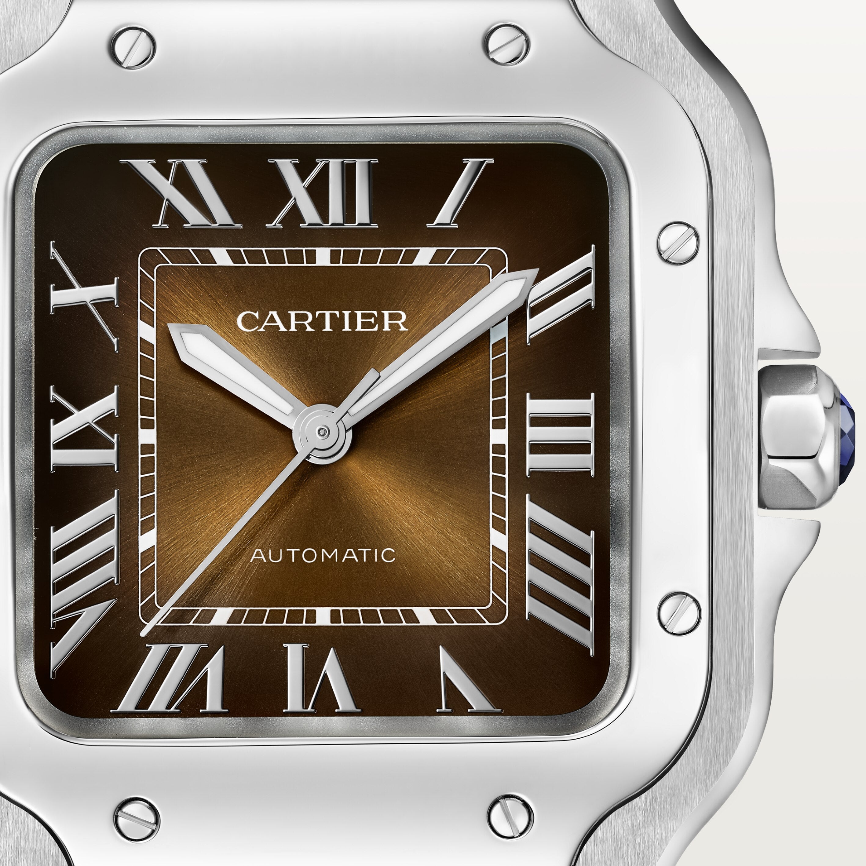 Watch in steel Santos de Cartier Cartier
