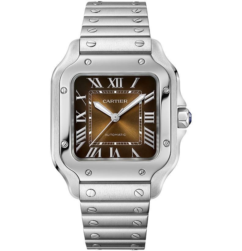 Watch in steel Santos de Cartier Cartier