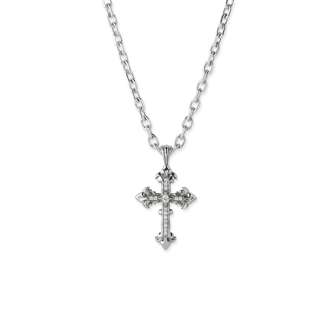 Collana Croce Avelli Diamanti