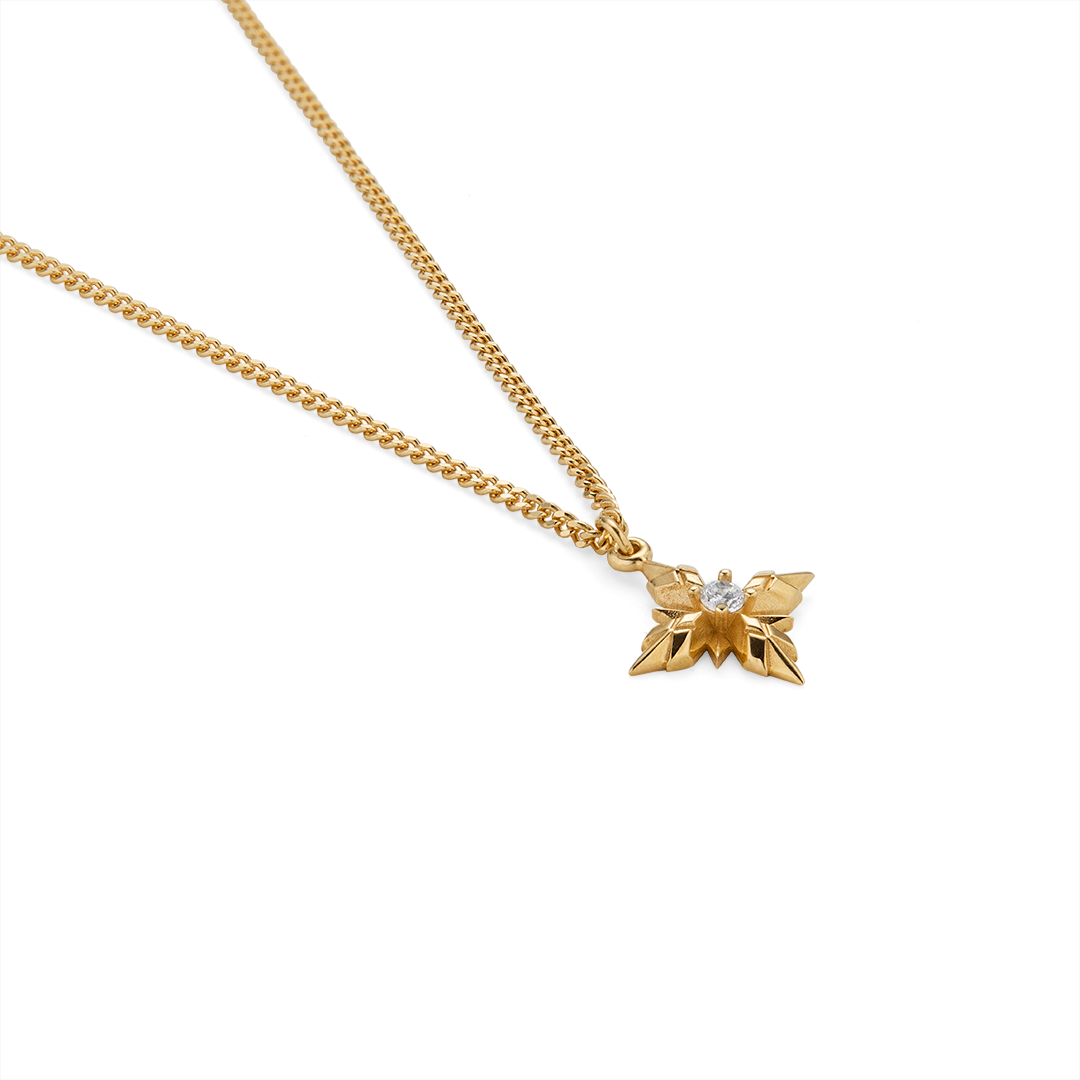 Gioiello in oro giallo Collana Geometrica Emanuele bicocchi