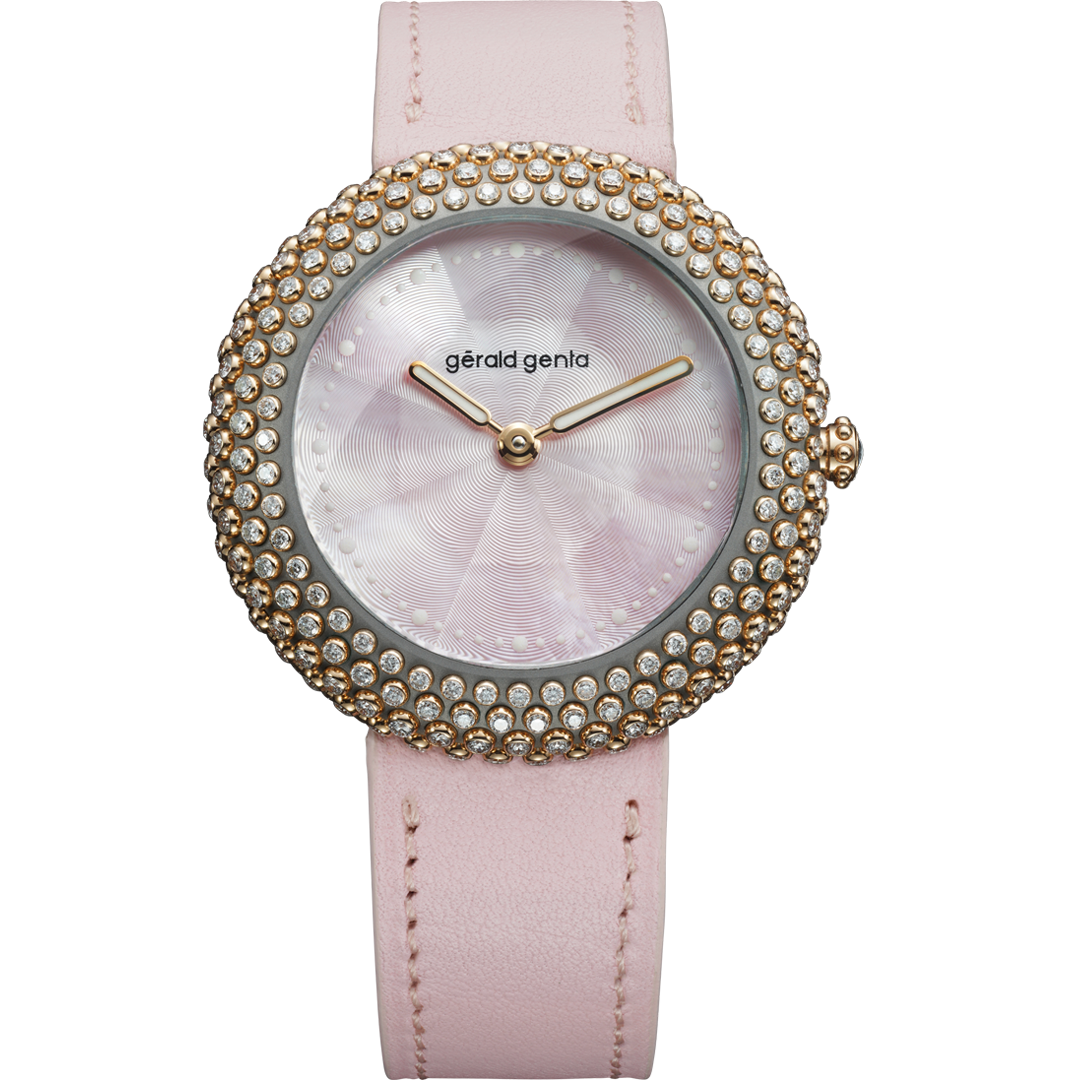 Watch in yellow gold & titanium GENTISSIMA Oursin Gerald genta